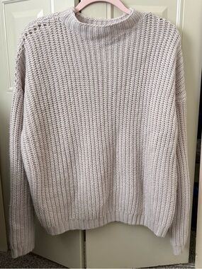 SHEIN Chunky Cable Knit Sweater